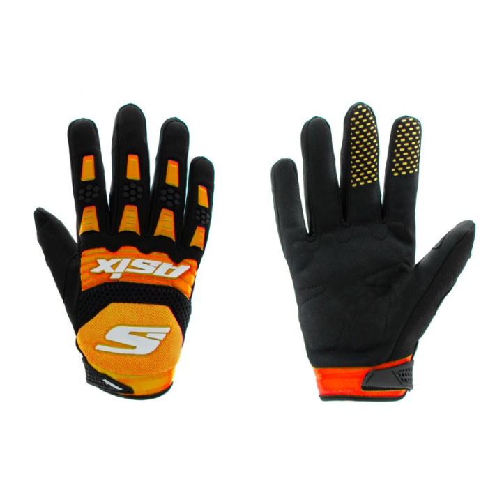 Manusi enduro/atv/cross Asix AS3 Senior, culoare portocaliu, marime 2XL [2]