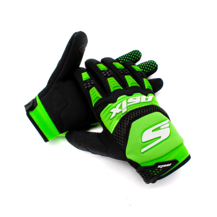Manusi enduro/atv/cross Asix AS3 Junior, culoare verde lime, marime YM [7]