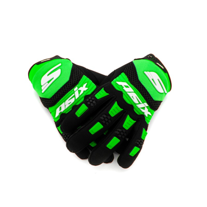Manusi enduro/atv/cross Asix AS3 Junior, culoare verde lime, marime YS [2]