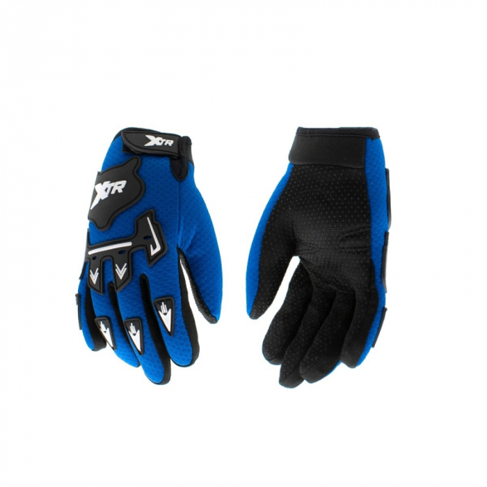Manusi enduro/atv/cross XTR X1 Junior, culoare albastru, marime YS [4]