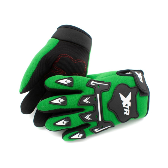 Manusi enduro/atv/cross XTR X1 Junior, culoare verde, marime YM [6]
