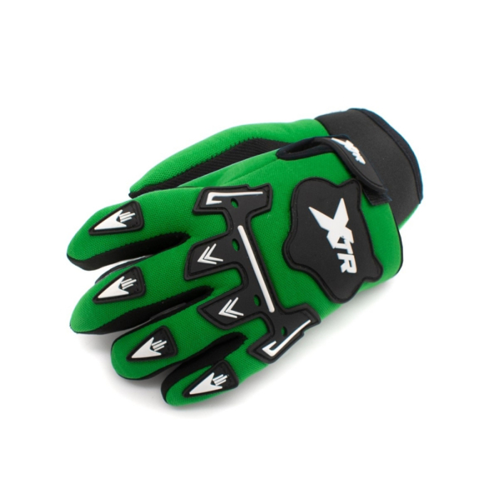 Manusi enduro/atv/cross XTR X1 Junior, culoare verde, marime YS [3]