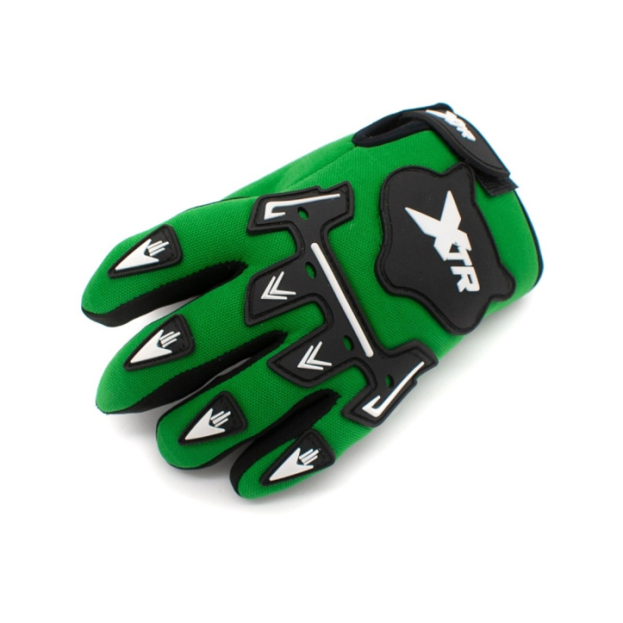 Manusi enduro/atv/cross XTR X1 Junior, culoare verde, marime YS [1]
