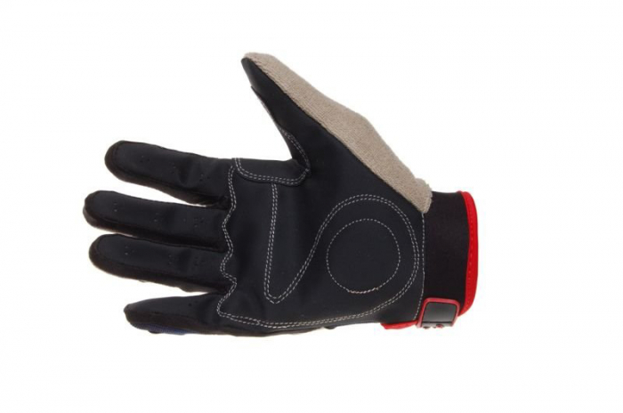 Manusi enduro textil cu protectii kewlar, culoare negru/gri, marime 2XL [2]