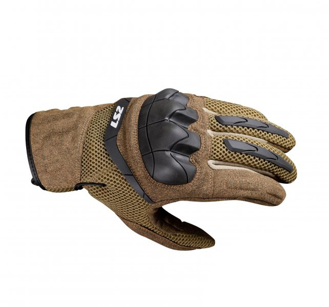 Manusi moto LS2 Kubra Man, culoare maro, marime M
