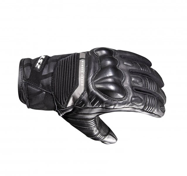 Manusi moto piele LS2 Octane, culoare negru, marime M
