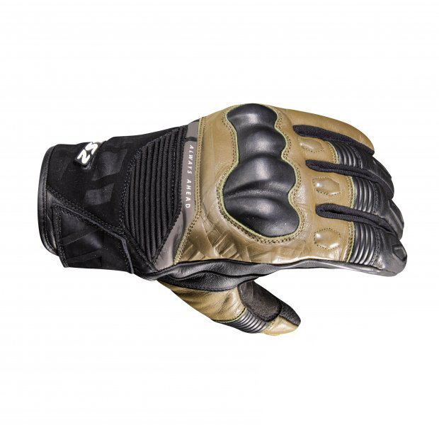 Manusi moto piele LS2 Octane, culoare maro negru, marime L
