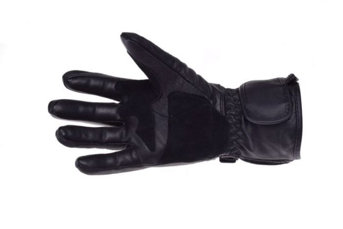 Manusi moto piele lungi, culoare negru, marime XL [2]