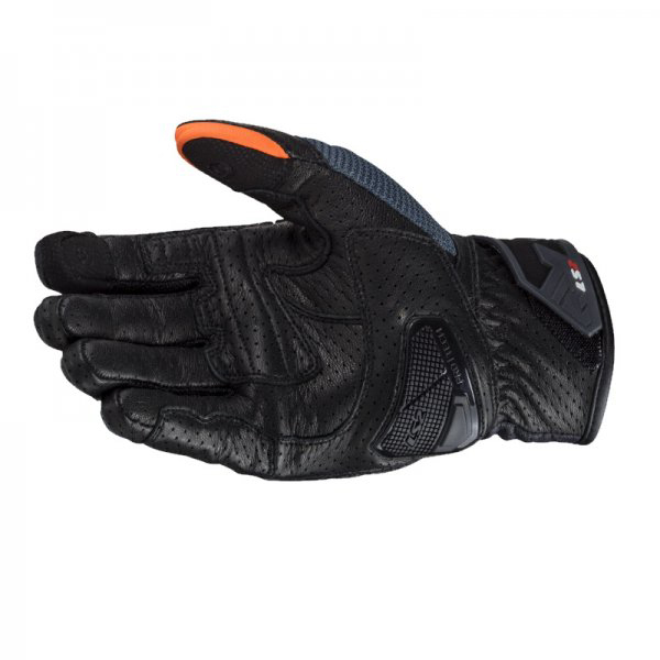 Manusi moto piele/textil LS2 Air Raptor, culoare negru/portocaliu, marime S [2]