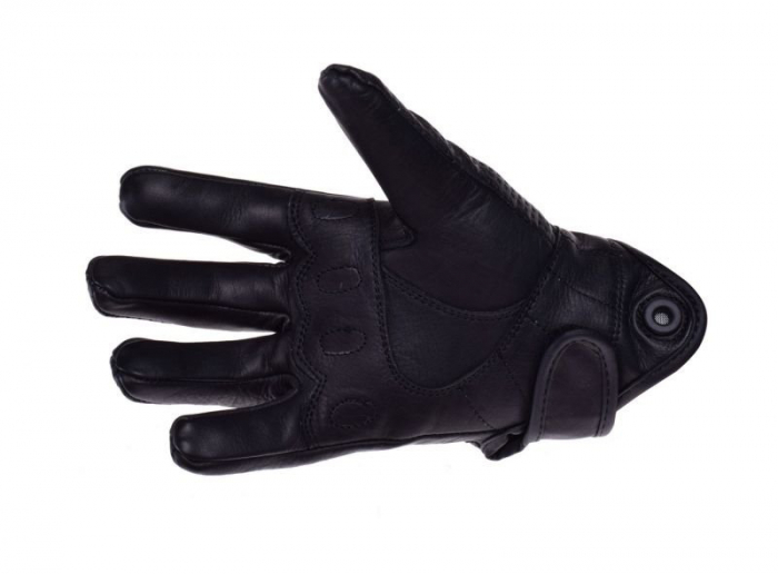 Manusi moto scurte cu protectii, culoare negru, Cold Resist, marime S [2]