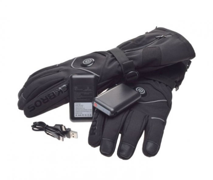 Manusi moto/snowmobil, incalzite electric ROCKBROS, marime L, culoare negru [3]