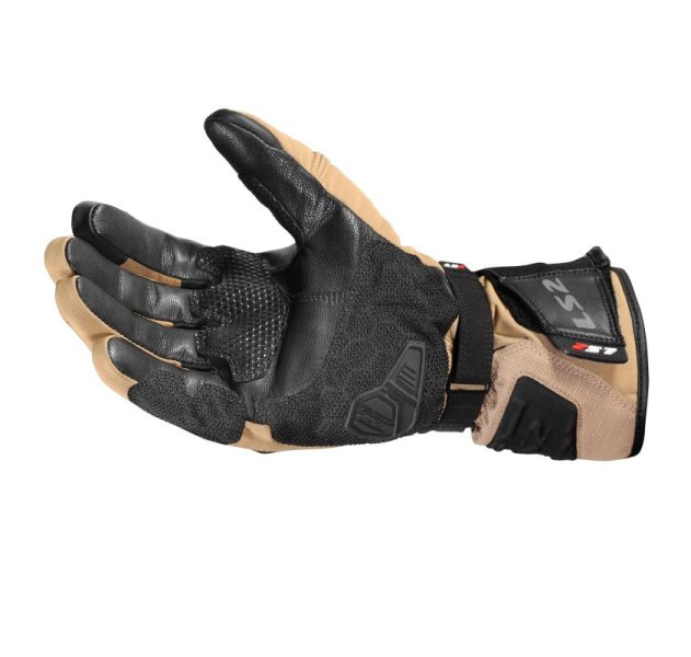 Manusi moto textil LS2 Nordic , culoare negre/maro, marime M [2]