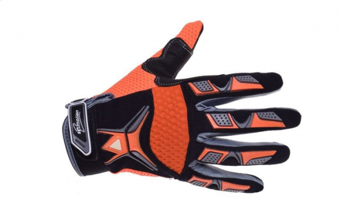 Manusi motocross atv, culoare portocaliu, marime 2XL