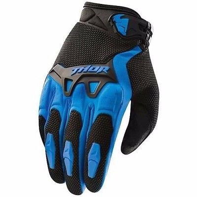 Manusi motocross Thor S15 Spectrum, albastru negru, S