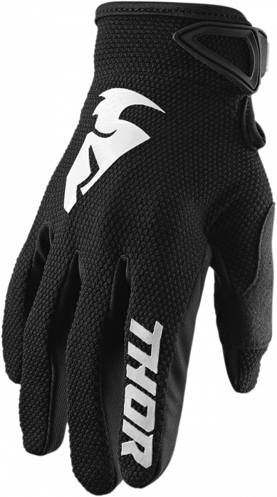 Manusi motocross Thor Sector negru, XS