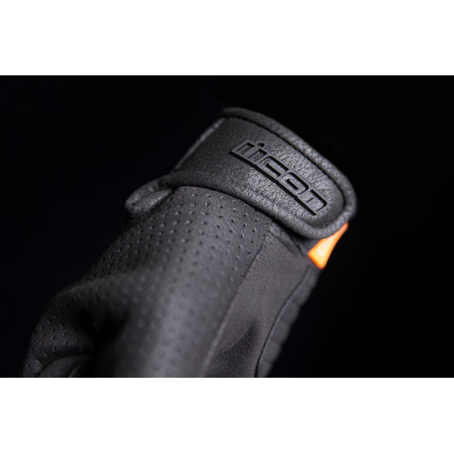 Manusi piele Icon Airform, culoare negru, marime L [9]