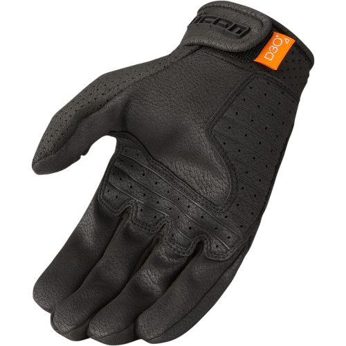 Manusi piele Icon Airform, culoare negru, marime L [2]