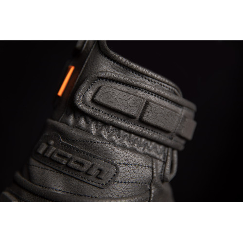 Manusi piele Icon Motorhead3, culoare negru, marime L [5]