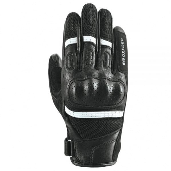 Manusi piele Oxford Glove RP-6S, negru alb, L