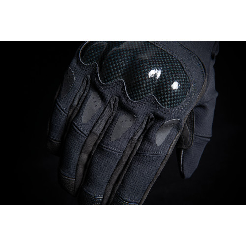Manusi piele/textil Icon Stormhawk, culoare negru, marime M [3]