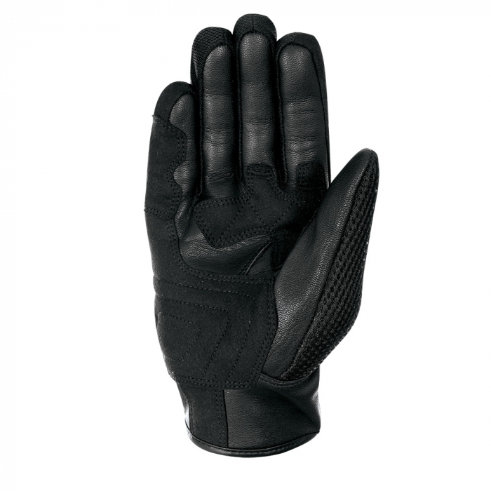 Manusi piele+textil Oxford Brisbane Air Glove, negru/gri/rosu, M [2]