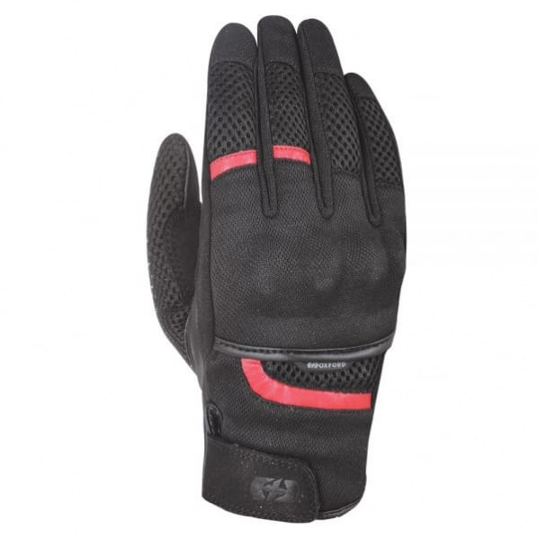 Manusi piele textil Oxford Brisbane Air Glove Tech, negre, L