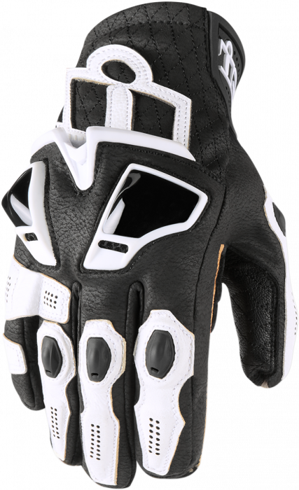Manusi scurte  Icon Hypersport Short culoarea  Alb marimea M