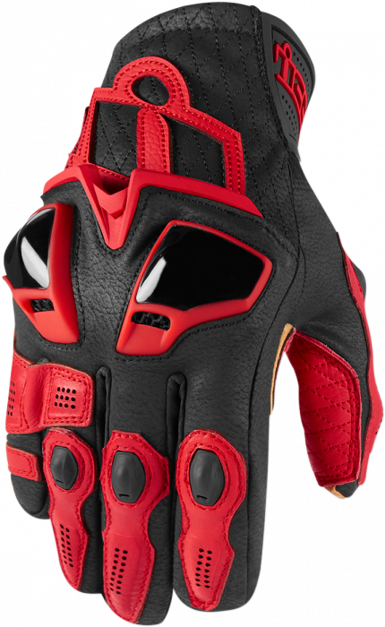 Manusi scurte  Icon Hypersport Short culoarea  Rosu marimea M