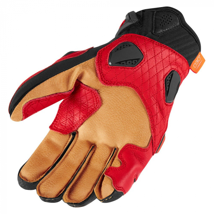 Manusi scurte  Icon Hypersport Short culoarea  Rosu marimea M [2]