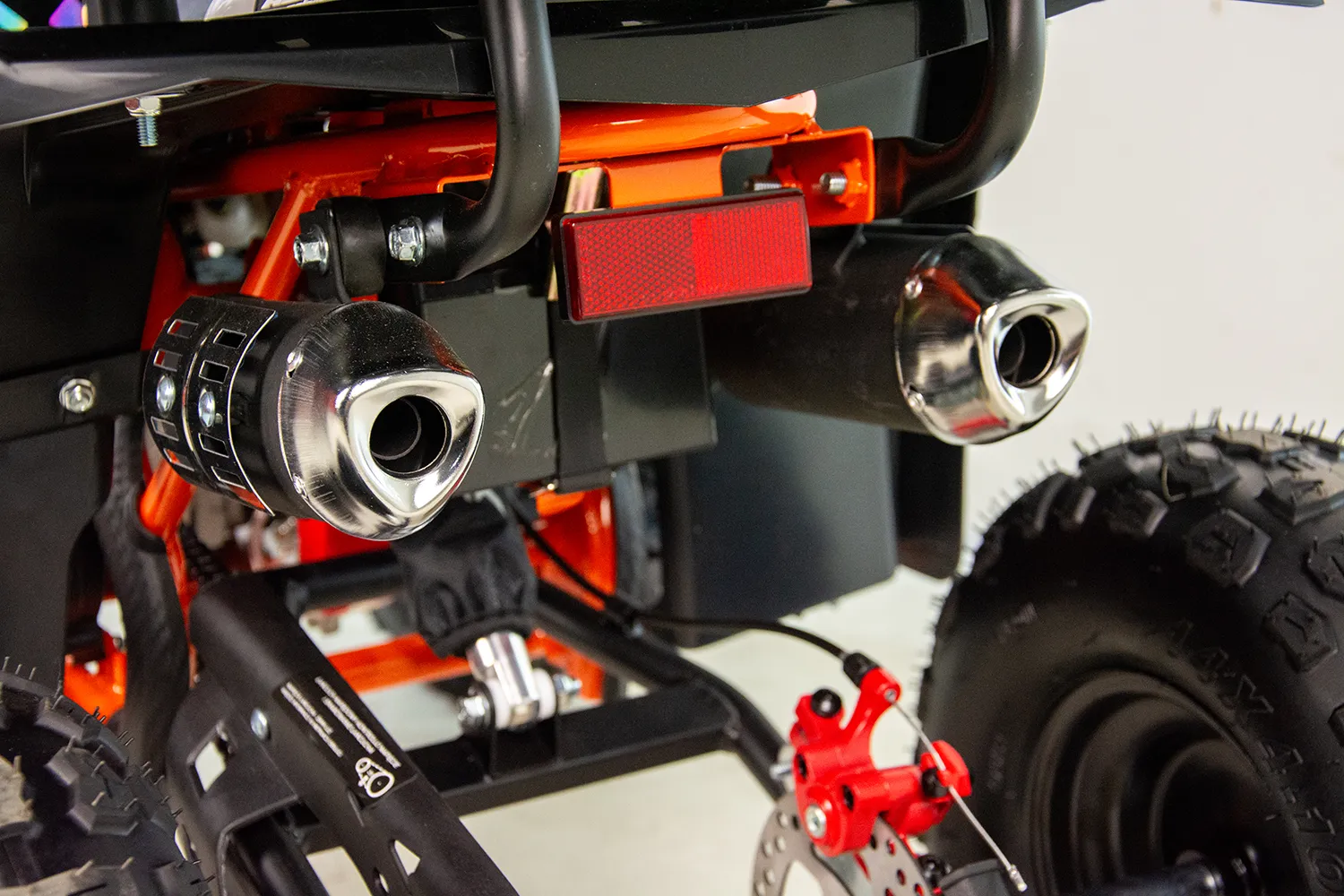 Mini atv Asix M10, roti 6inch, 50cc, 2 timpi, pornire electromotor, culoare gri/albastru [18]