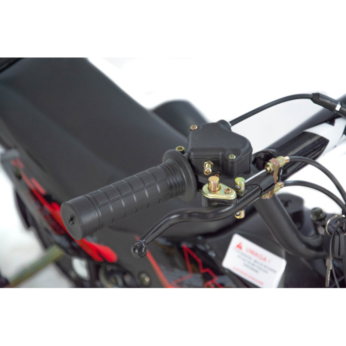 Mini atv XTR M4/4, roti 4 inch, 50cc, 2 timpi, pornire la sfoara , culoare negru/albastru [10]