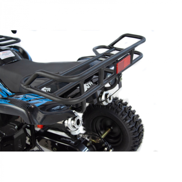 Mini atv XTR M7, roti 6 inch, 50cc, 2 timpi, pornire la sfoara, culoare negru/albastru [16]