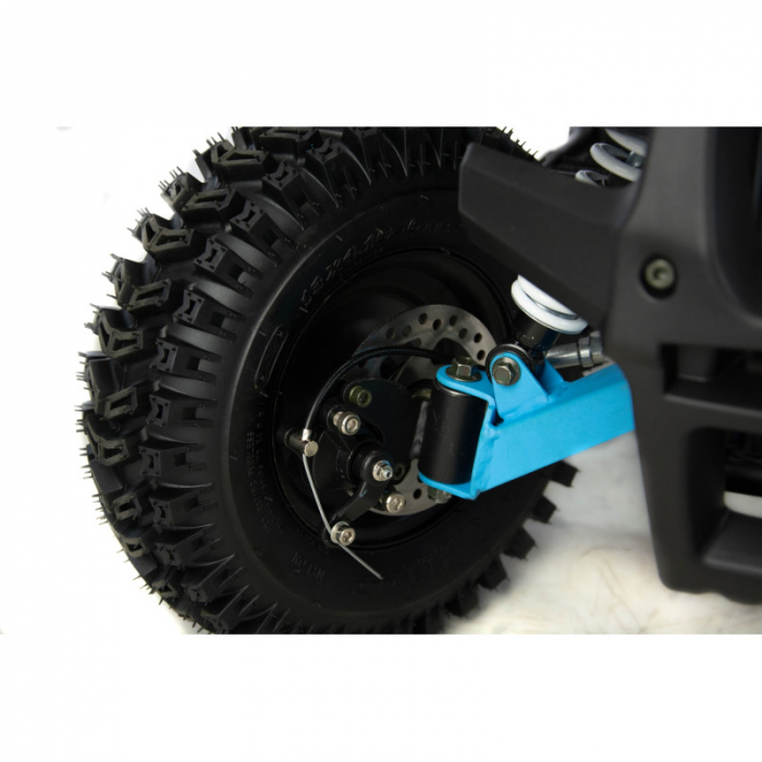 Mini atv XTR M7, roti 6 inch, 50cc, 2 timpi, pornire la sfoara, culoare negru/albastru [14]