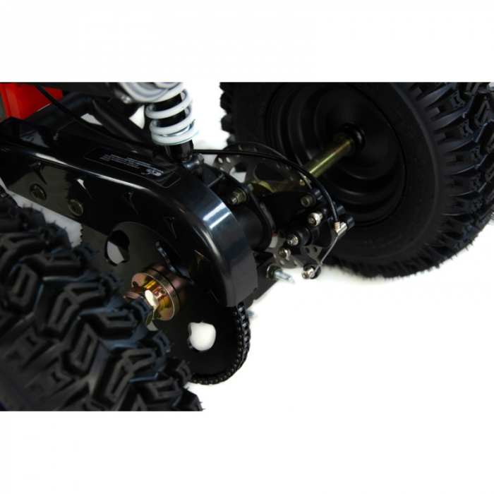 Mini atv XTR M7, roti 6 inch, 50cc, 2 timpi, pornire la sfoara, culoare negru/albastru [10]