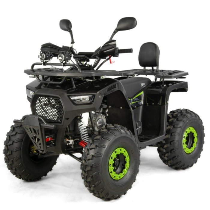 ATV XTR Pro Hurricane, roti 8 inch, 150cc, 3+1 viteze, culoare negru verde