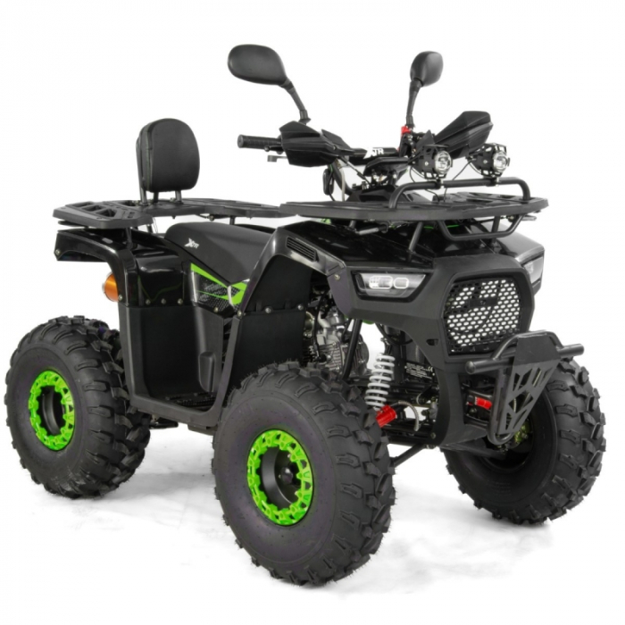 ATV XTR Pro Hurricane, roti 8 inch, 150cc, 3+1 viteze, culoare negru/verde [6]