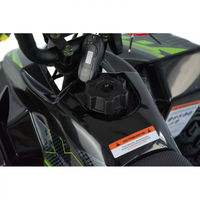 Mini atv XTR M8, roti 6 inch, 50cc, 2 timpi, pornire la sfoara, culoare negru/verde [12]