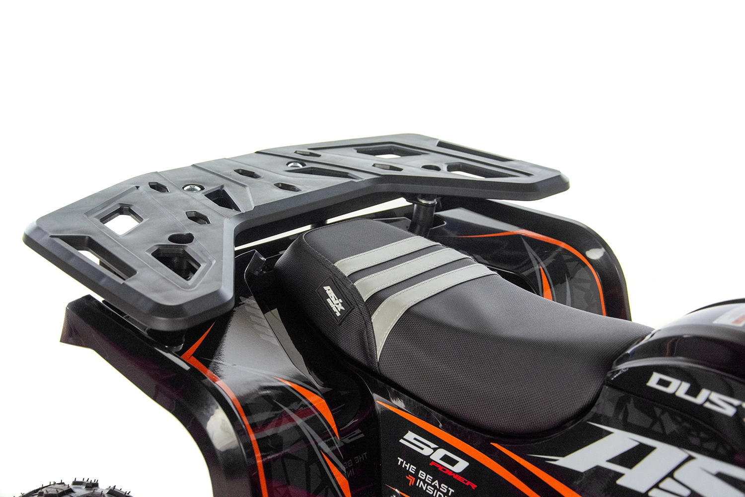 Mini atv Asix Dusty, roti 6inch, 50cc, 2 timpi, pornire electromotor, culoare gri/albastru [21]