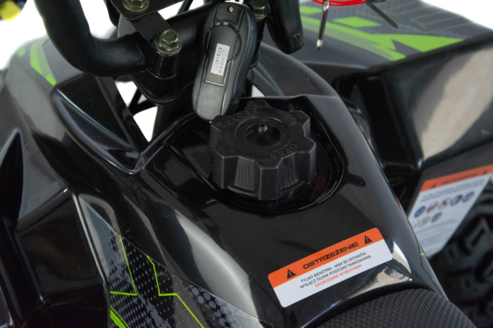Mini atv XTR M8, roti 6inch, 50cc, 2 timpi, pornire electromotor, culoare negru/verde [6]