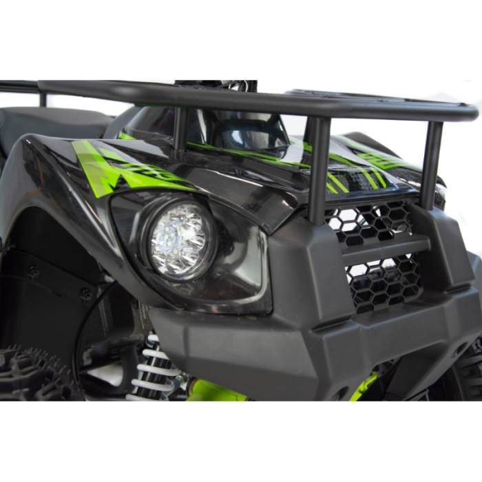 Mini atv XTR M9, roti 6inch, 50cc, 2 timpi, pornire electromotor, culoare negru/albastru [22]