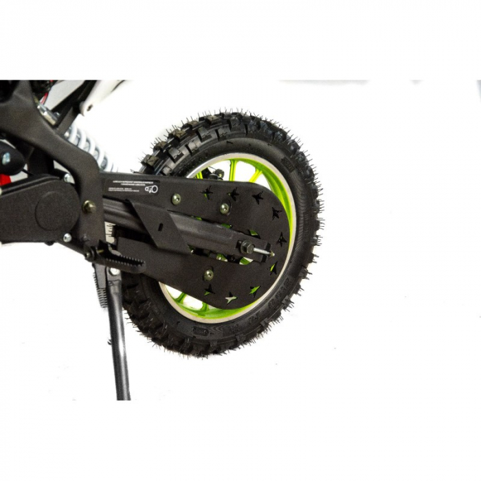 Mini Cross XTR 701, 50cc, 2 timpi, pornire electromotor, roti 10 inch, culoare negru/verde [9]