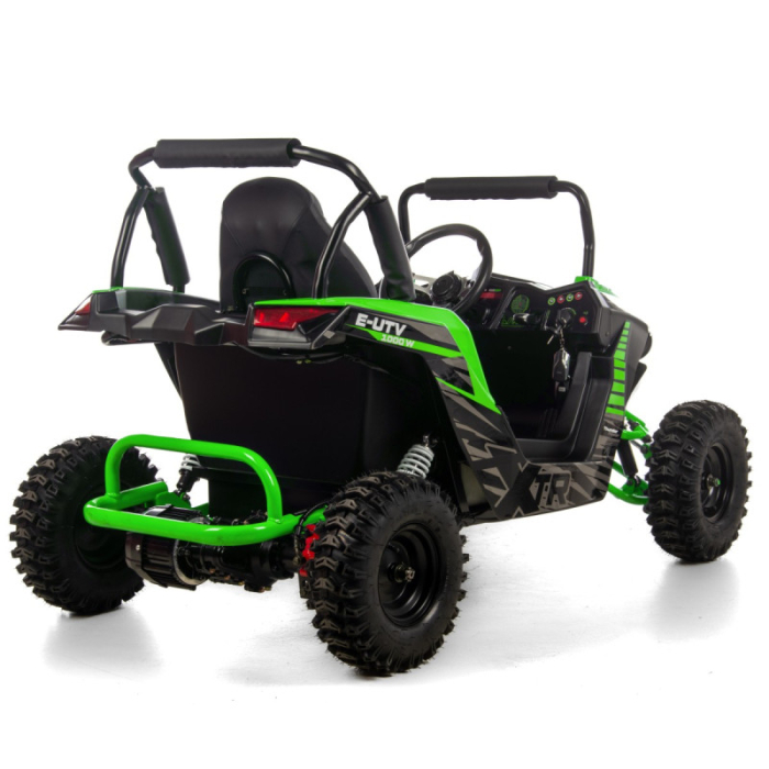 Mini E-UTV XTR, electric 1000W, culoare negru/verde [4]