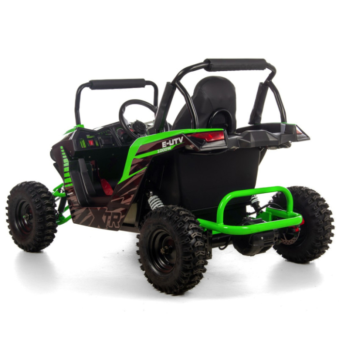 Mini E-UTV XTR, electric 1000W, culoare negru/verde [3]