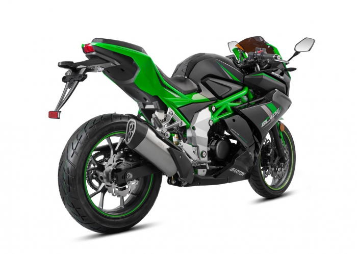 Motocicleta Barton Blade-R 125cc, culoare negru/verde [4]