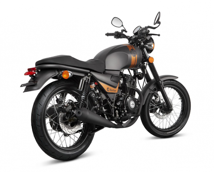Motocicleta Barton Cafe Racer 50cc, culoare gri [2]