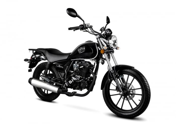 Motocicleta Barton Classic 125cc, culoare negru