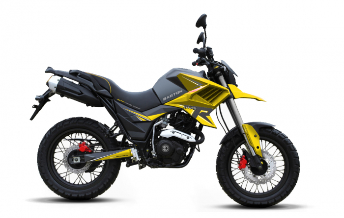 Motocicleta Barton Hyper 125cc, culoare negru/galben, fara topcase [2]