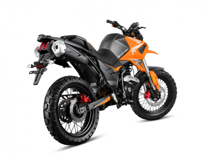 Motocicleta Barton Hyper 125cc, culoare negru/portocaliu, fara topcase [3]