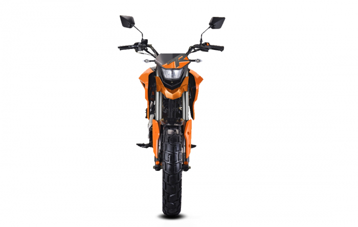 Motocicleta Barton Hyper 125cc, culoare negru/portocaliu, fara topcase [4]