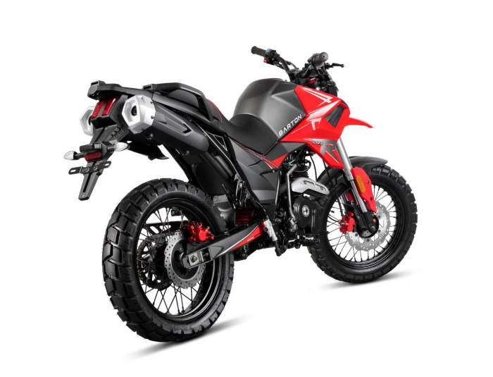 Motocicleta Barton Hyper 125cc, culoare negru/rosu, fara topcase [3]